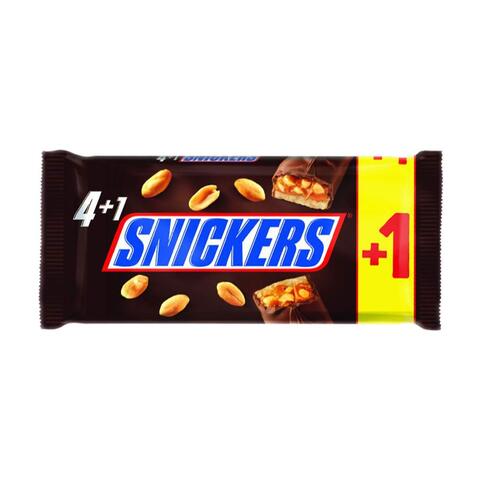 Snickers Chocolate Bar With Peanut 50g x 5 Pieces