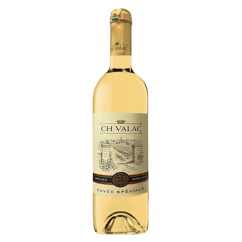 CH VALAC MEDIUM SWEET WHITE 750ML