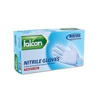 Falcon Nitrile Gloves - Blue Powder Free - 100 Pieces (Small)