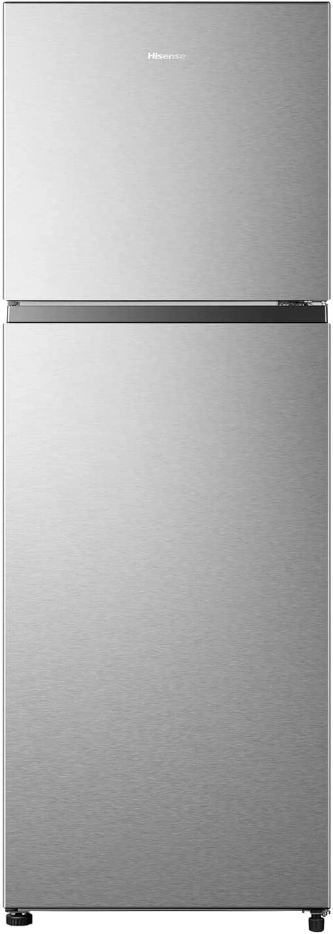 Hisense 325L Net Capacity Double Door Top Mount Refrigerator, Silver, RT418N4ASU