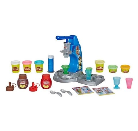 Play-Doh Kitchen Creations Drizzy Ice Cream Playset Featuring Drizzle Compound and 6 Non-Toxic Play-Doh Colors