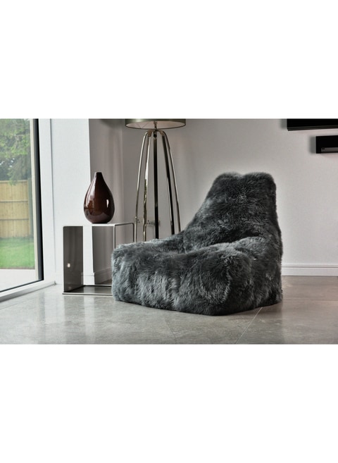 Extreme Lounging Mighty Fur Bean Bag, Brown