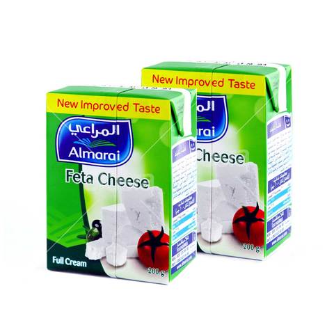 Almarai Feta Cheese Full Cream 200g X 2