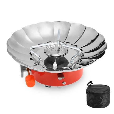 Buy Tomshoo- 2800W Outdoor Folding Windproof Piezo Ignition Gas Stove  Camping Backpacking Cooking Stove Online - Shop Home u0026 Garden on Carrefour  UAE