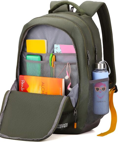 American tourister 32 online ltrs black casual backpack