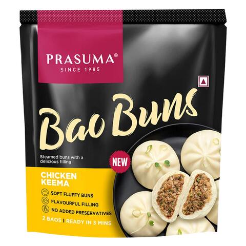 Buy Prasuma Bao Buns Chicken Keema 100g (2 Pieces) Online | Carrefour Qatar