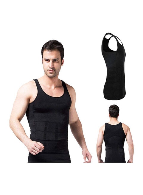 Mens Compression Shirt Slimming Undershirt Body Shaper Vest Workout Tank  Tops Shapewear Abs Abdomen, Beige, XL price in Saudi Arabia,  Saudi  Arabia