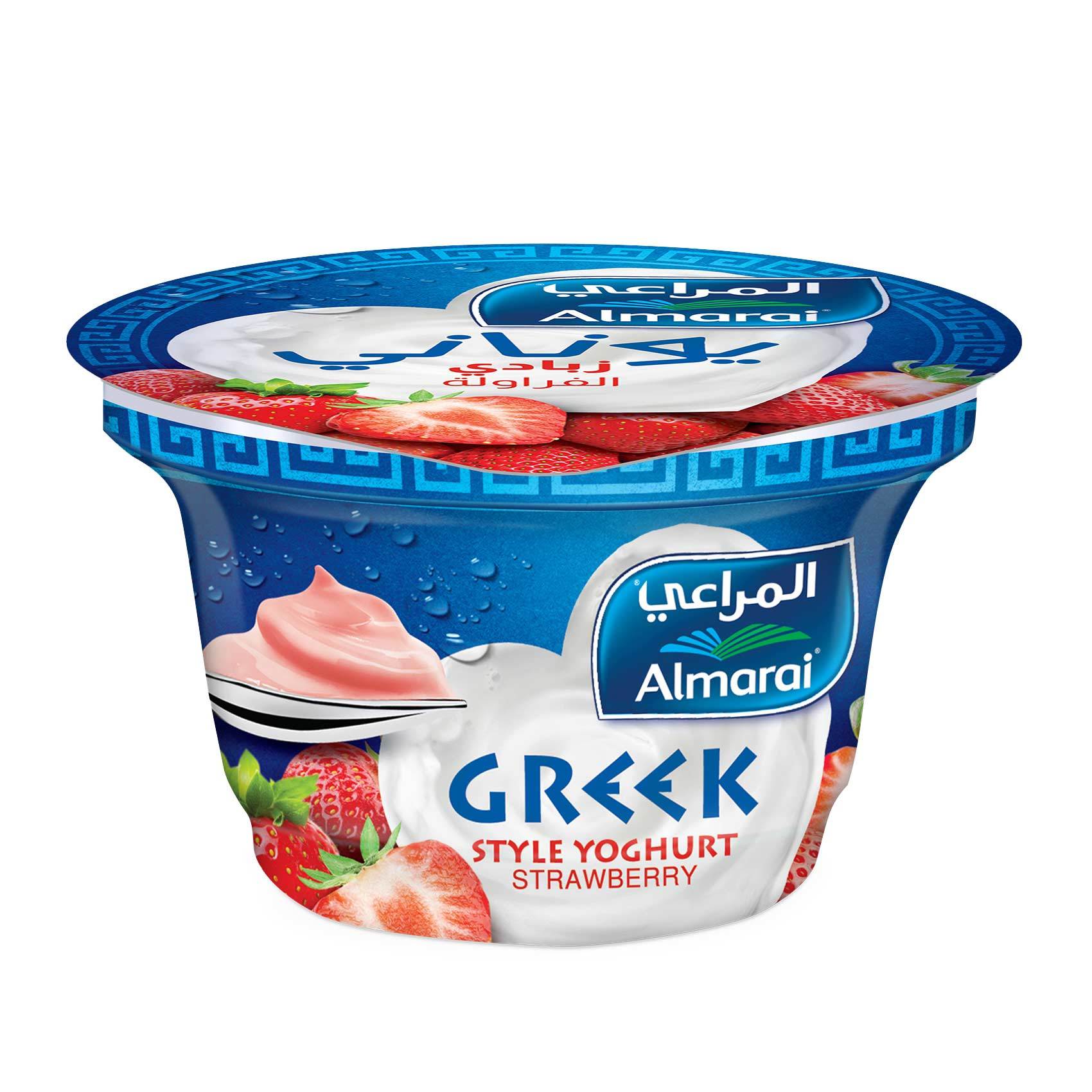 Buy Almarai greek yoghurt strawberry 150 g Online Shop Fresh Food on
