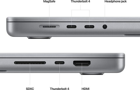 Apple 2023 Macbook Pro 16.2 Inches Liquid Retina XDR Display, 16GB, 1TB SSD, Space Grey (Apple M2 Pro Chip, 12-Core CPU, 19-Core GPU, Works With iPhone/iPad, English)