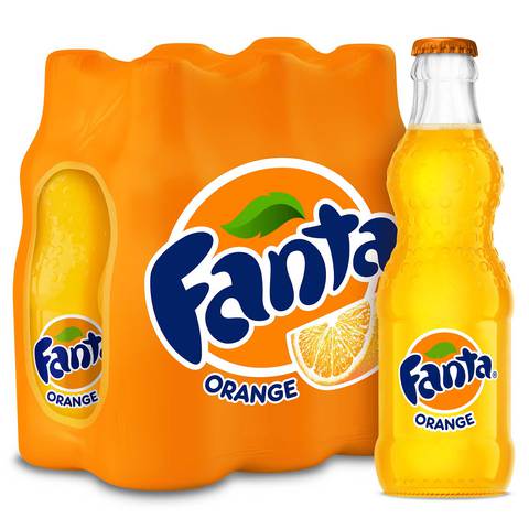 Fanta Orange Non-Returnable Bottle 250ml Pack of 6