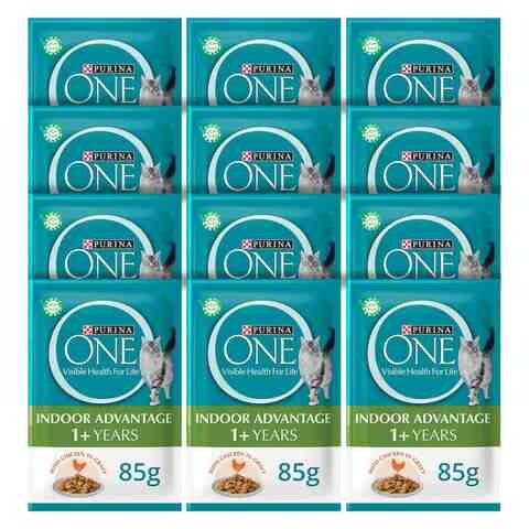 Nestle Purina One Indoor Advantage Cat Wet Food With Chicken In