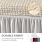 Jjone Stretch Sofa Slipcover, Turkish Sofa Covers, Universal Polyester Fabric Couch Cover Protection Cover (2 Seater, Beige)