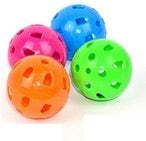 اشتري Generic 4 Pieces Cats Toys Hollow Bell Funny Plastic Interactive Ball Tinkle Playing Pets Favorite Accessories Multi Colour في الامارات