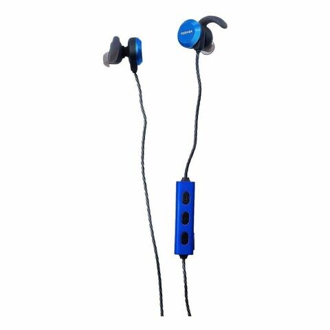 Toshiba RZE-BT300E Wireless Earphone Sports Blue/Black