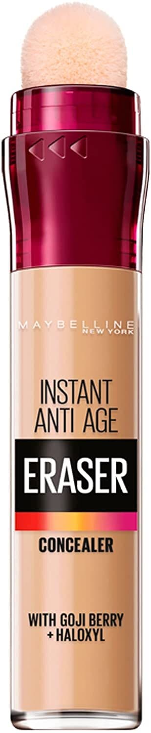 Buy Maybelline Concealer Instant Anti Age Eraser Eye Concealer, Dark Circles And Blemish Concealer, Ultra Blendable Vegan Formula 04 Honey in UAE