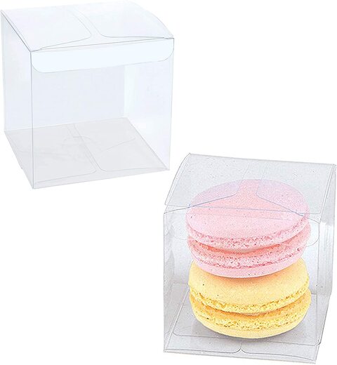 Clear favor boxes