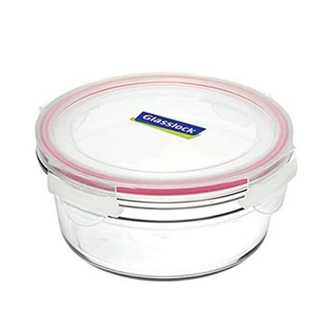Glasslock food container round 405 ml
