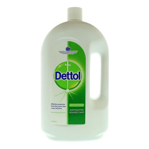 Buy Dettol original antiseptic disinfectant all-purpose liquid cleaner 4 L in Saudi Arabia