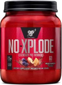 Bsn N.O.-Xplode Legendary Pre-Workout Supplement With Creatine, Beta-Alanine, And Energy,Dietary Supplement ,2.45 Lb, Fruit Punch, 60 Servings