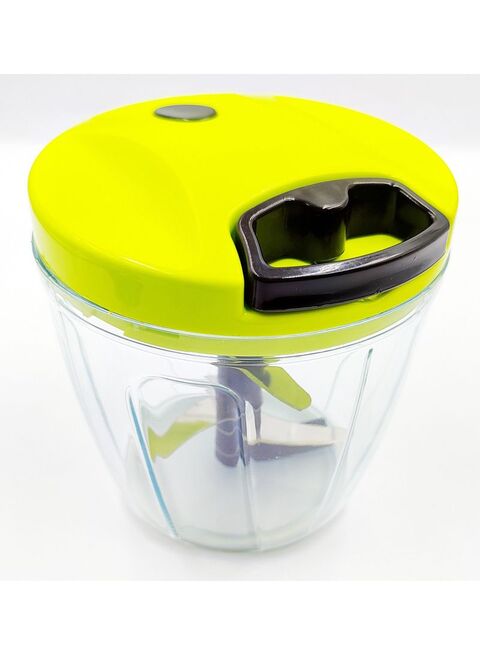 BCT Jumbo Manual Chopper &amp; Food Processor with Storage Lid   2 in 1   For Vegetables, Fruits, Eggs, Nuts etc.   With Rubber Non-Slip Base   900 ML