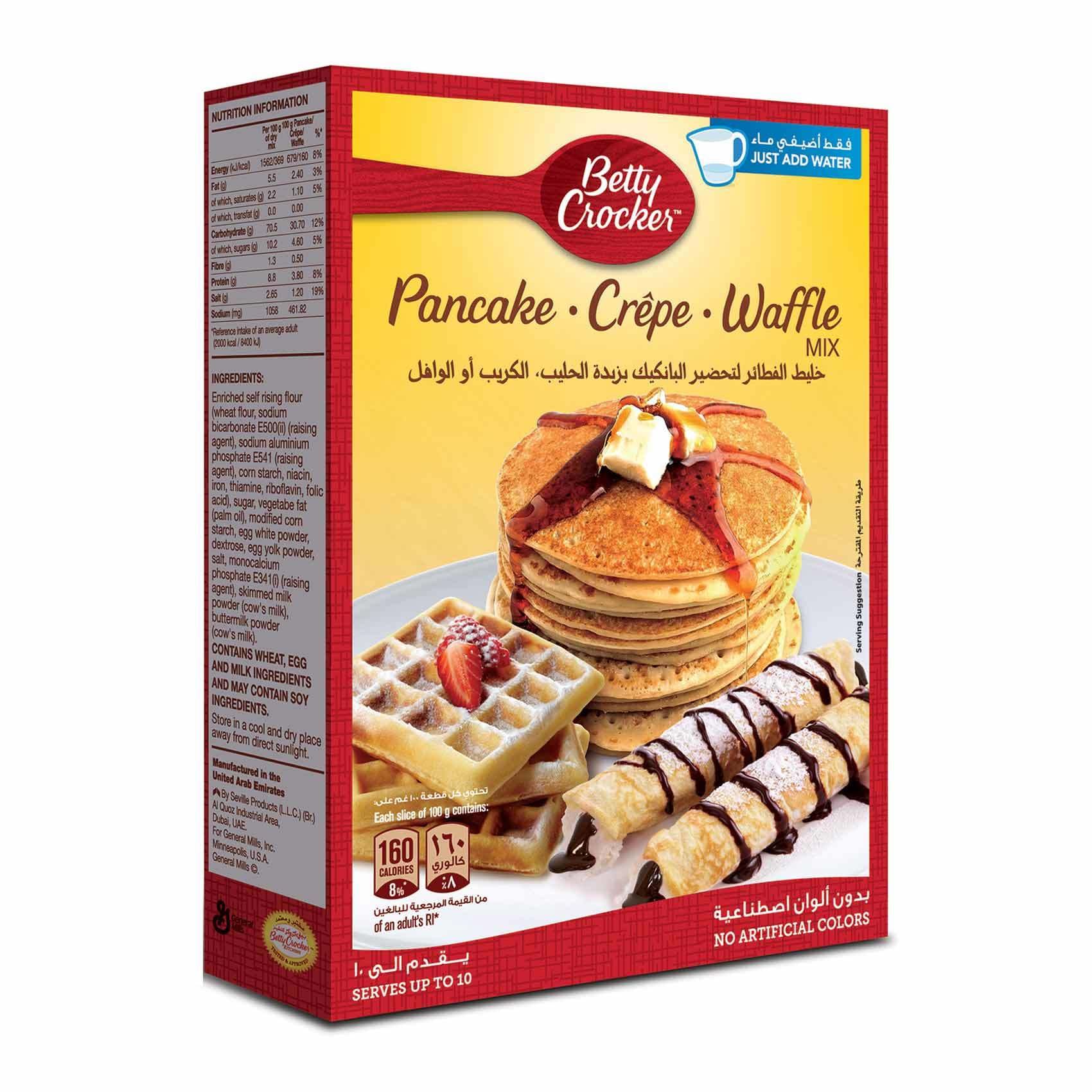 Buy Betty Crocker Pancake-Crepe-Waffle Mix 360 g Online - Shop Food