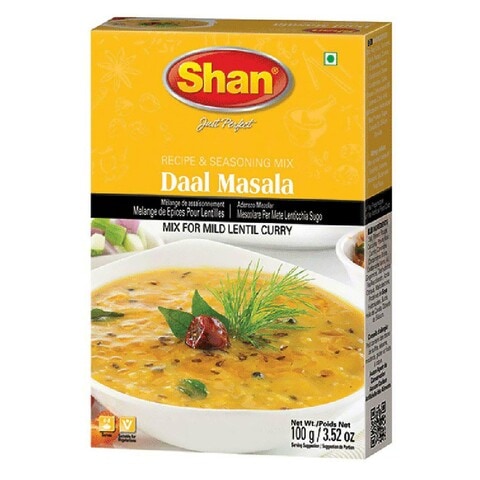 Shan Lentil Curry Daal Masala Recipe And Seasoning Mix 100g