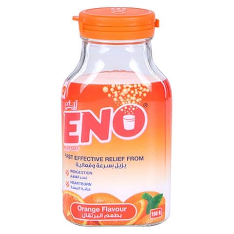 Eno Fast Relief Antacid Orange Flavour Fruit Salt 150g