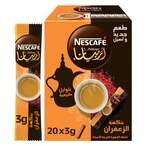 Buy Nescafe Arabiana Instant Arabic Coffee With Saffron 3g Pack of 20 in UAE