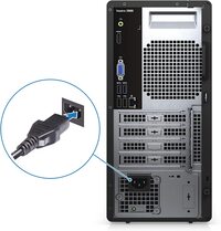 Dell 2021 Newest Vostro 3000 Series 3888 Tower Business Desktop Computer, 10th Gen Intel Core i5-10400 6-Core Processor, 16GB Memory, 256GB SSD + 1TB HDD, DVD, HDMI, VGA, Wi-Fi, Windows 10 Pro, Black