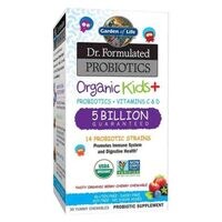 Garden Of Life Dr. Formulated Probiotics Organic Kids+ Probiotic Supplements 30 Chewable