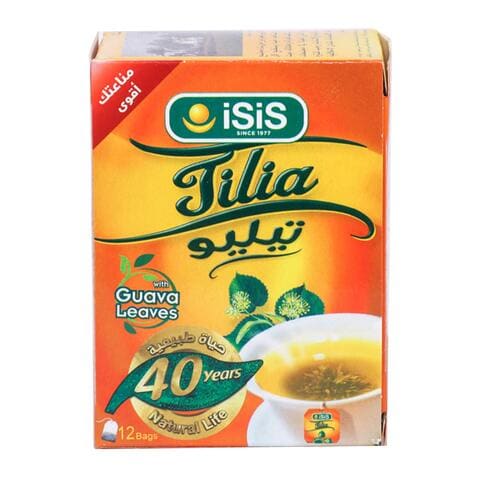 Isis Natural Tilia Flavour Tea - 12 Sachets