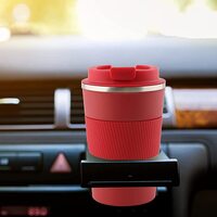 Tumbler Stainless Steel Vacuum Insulated Travel Mug Water Coffee Cup for Home Office Outdoor for Works Great with Lid Black for Keep Hot/Ice Coffee, Tea Beverage (510ml, Red)