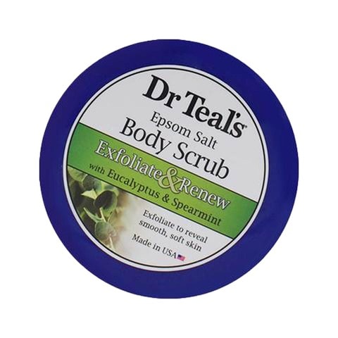 Dr Teal&#39;s Epsom Salt Body Scrub With Eucalyptus And Spearmint White 454g