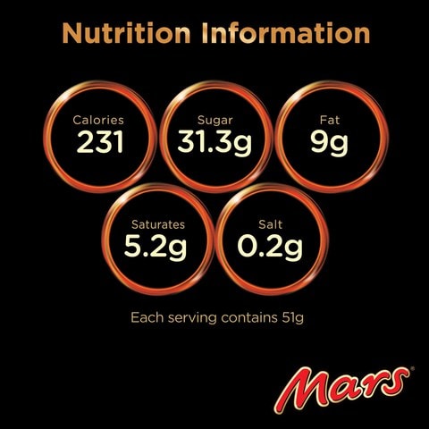 Mars chocolate bar 51 g