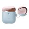 Elago - Duo Hang Case for 2nd Generation Airpods - Body-Pastel Blue / Top-Pink,White