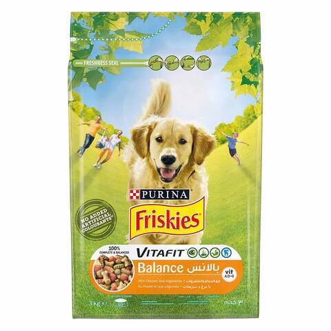 Buy Purina Friskies Chicken and Vegetables Balance Dog Food 3kg