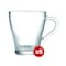 Luminarc Mahak Tea Mug - 280ml - 6 Pieces - Clear