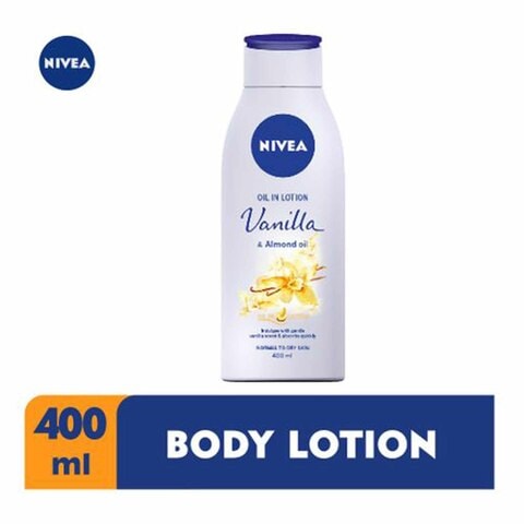 Nivea Vanilla &amp; Almond Oil Body Lotion For Women  400 ml