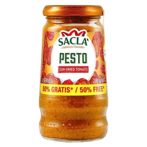 Sacla Italia Red Tomato Pesto Sauce 290g