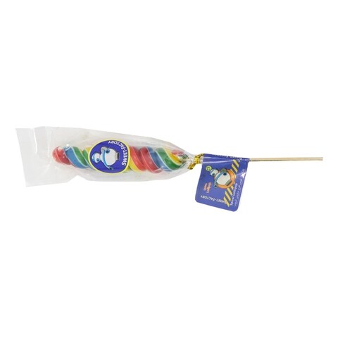 Sweet Factory Spiral Rainbow Lollipop 40g