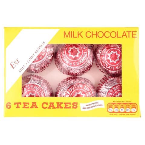 Tunnock&#39;s Milk Chocolate Tea Cakes 144g