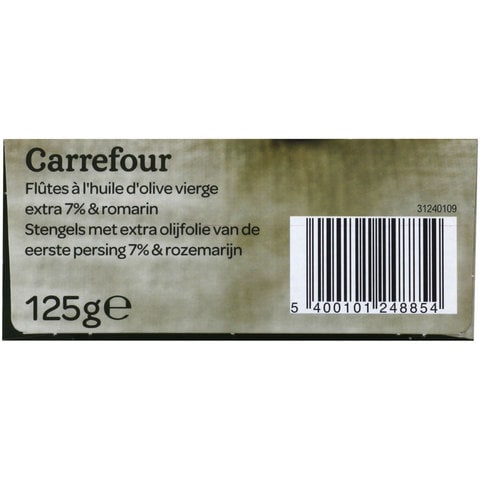 Carrefour Olive Oil Aperitif Biscuits Rosemary Flutes 85g