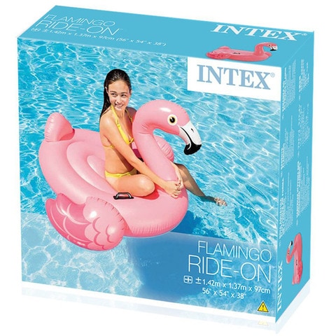 Intex Flamingo Ride-On Pool Float 57558NP Pink &lrm;137x142x97cm