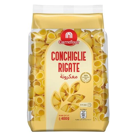 Carrefour Conchigle Rigate Pasta 400g
