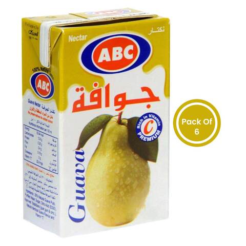 ABC Guava Nectar Juice 250ml x Pack of 6 price in Kuwait | Carrefour ...