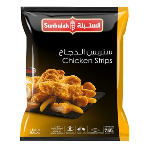 Buy Sunbulah Chicken Strips 750g in Saudi Arabia