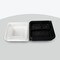 COSMOPLAST 50PCS DARK MEAL TRAY WITH LID 3 COMPARTMENTS (PACK OF 5) 5x10