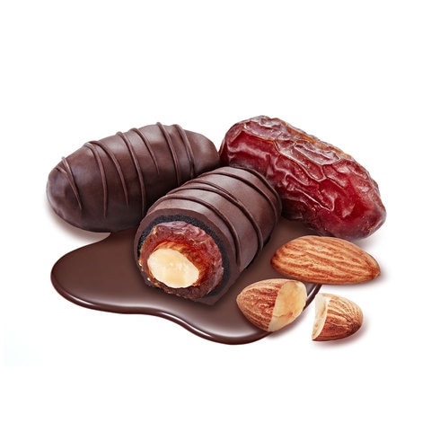Chocodate Dark Date Almond Chocolate 100g