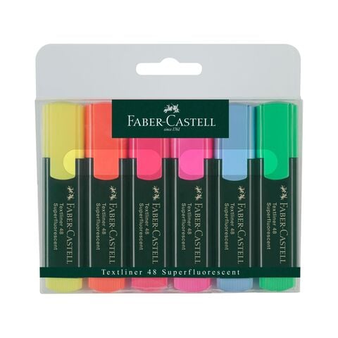 Faber-Castell Textliners Highlighter 1548 Multicolour 6 PCS