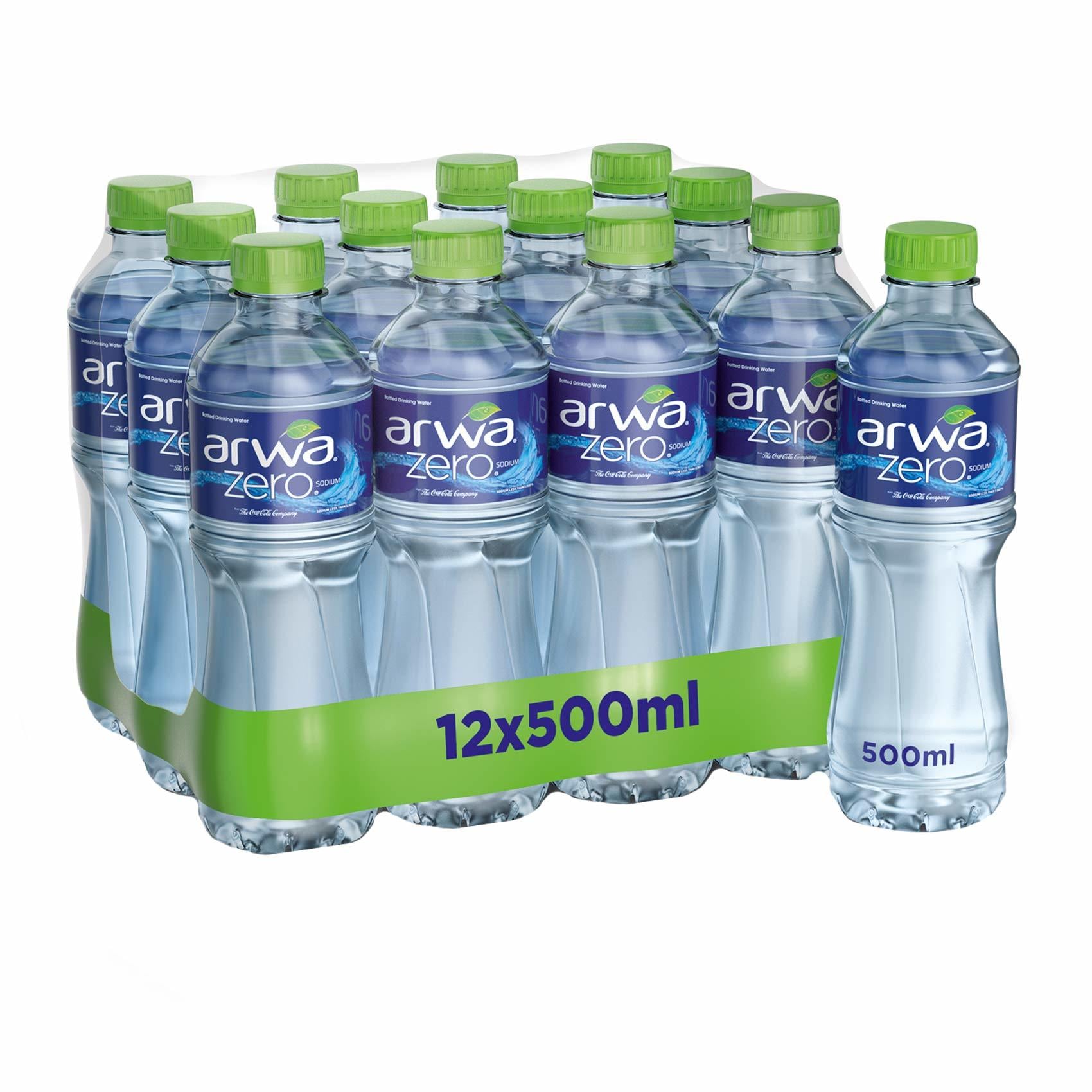 buy-arwa-water-zero-sodium-500-ml-12-online-shop-beverages-on